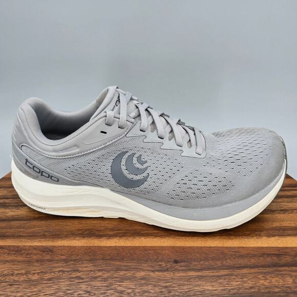 Topo Other - Topo Athletic Phantom 3 Shoes Men's 9.5 Gray Low Top Lace Up Running Sneakers